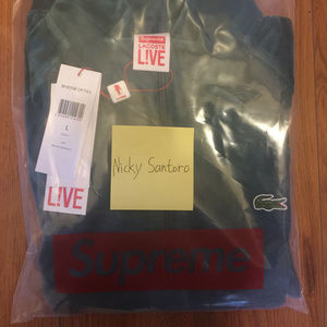 Supreme®/LACOSTE Velour Half-Zip Track Top